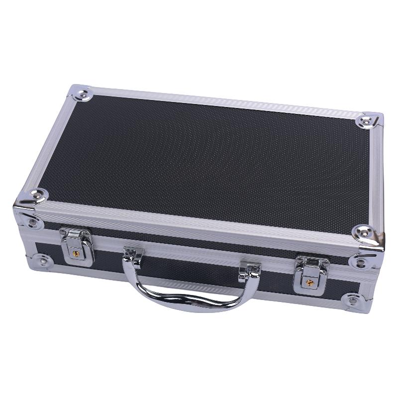 Multiple specifications Aluminum Toolboxes Silver Metal Safety Equipment Cases Portable Instrument Storage Boxes With Handles