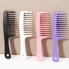 Wide Tooth Anti-static Plastic Comb,ergonomic Handle,plastic Bristle Combing Comb,suitable for Various Hair Types