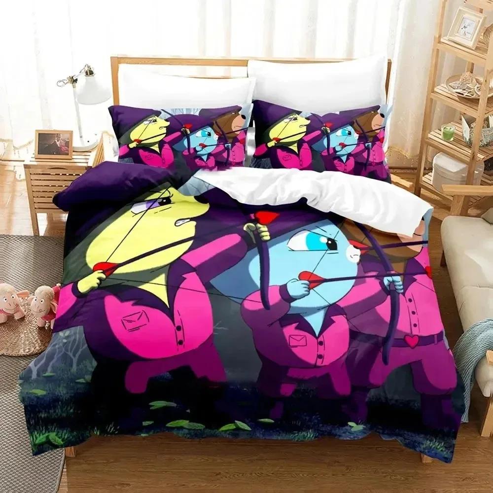 Anime Game Unicorn Wars Bedding Set Duvet Cover Bed Set Quilt Cover Pillowcase Comforter King Queen Size Boys Adult Bedding Set