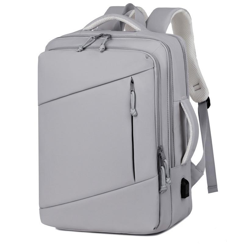 New Backpack for Men and Women, Large Capacity Solid Color Backpack for Commuting, Business Travel, Computer Bag