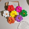 8pcs Hawaiian Flower Hair Clips Artificial Flower Clips Plumeria Hibiscus Flower Hair Clips Beach Party Summer Hair Accessories