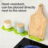 Soft Kitchen Pot Lid Holder Anti-Slip Spoon Rest Organiser Countertop Heat Insulation Pad Bathroom Sink Soap Dry Draining Mat