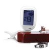 Meideal T30W Clip On Guitar Tuner for Chromatic Bass Violin Ukulele LCD(White)