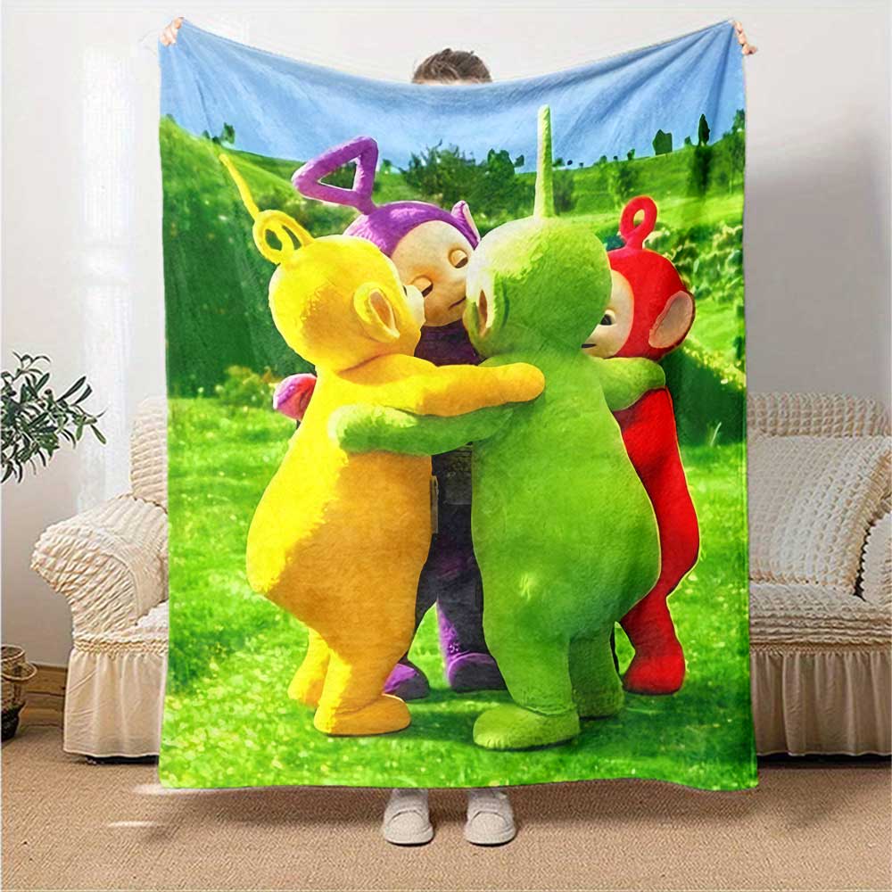 Teletubbies Hug Cozy Blanket Comfortable Ure Suitable Picnics All-Season Use Versatile Accessory Birthday Christmas Gift Blanket Y6