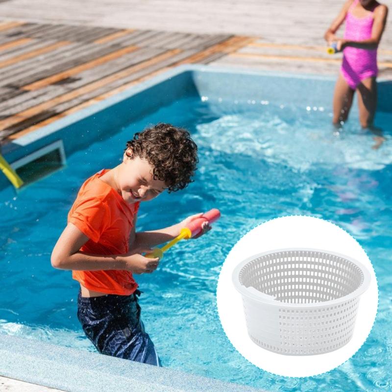 2Pcs Professional Pool Skimmer Basket Pool Filter Basket Pool Cleaning Accessories Replacement Basket Filter Basket