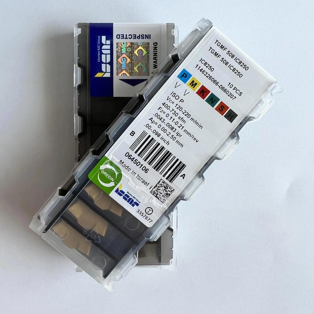 ISCAR / TGMF508 IC8250 /Industrial indexable Carbide Inserts 10 PCS