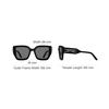 Dior Embedded Design Square Sunglasses Unisex sunglasses Black SGTS14IXR_10A0