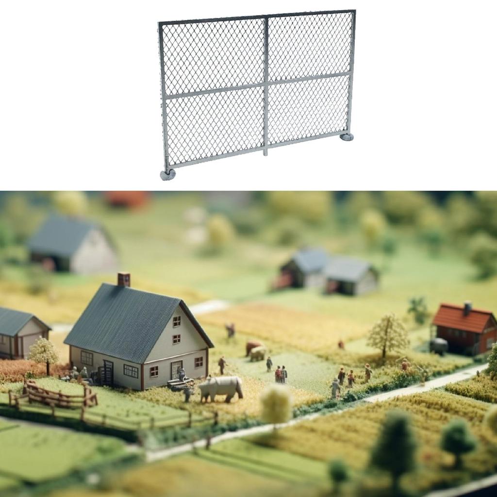 HO Fence Scenery Accessories, DIY Layout, Micro Landscape Decorations, Lightweight And Sturdy
