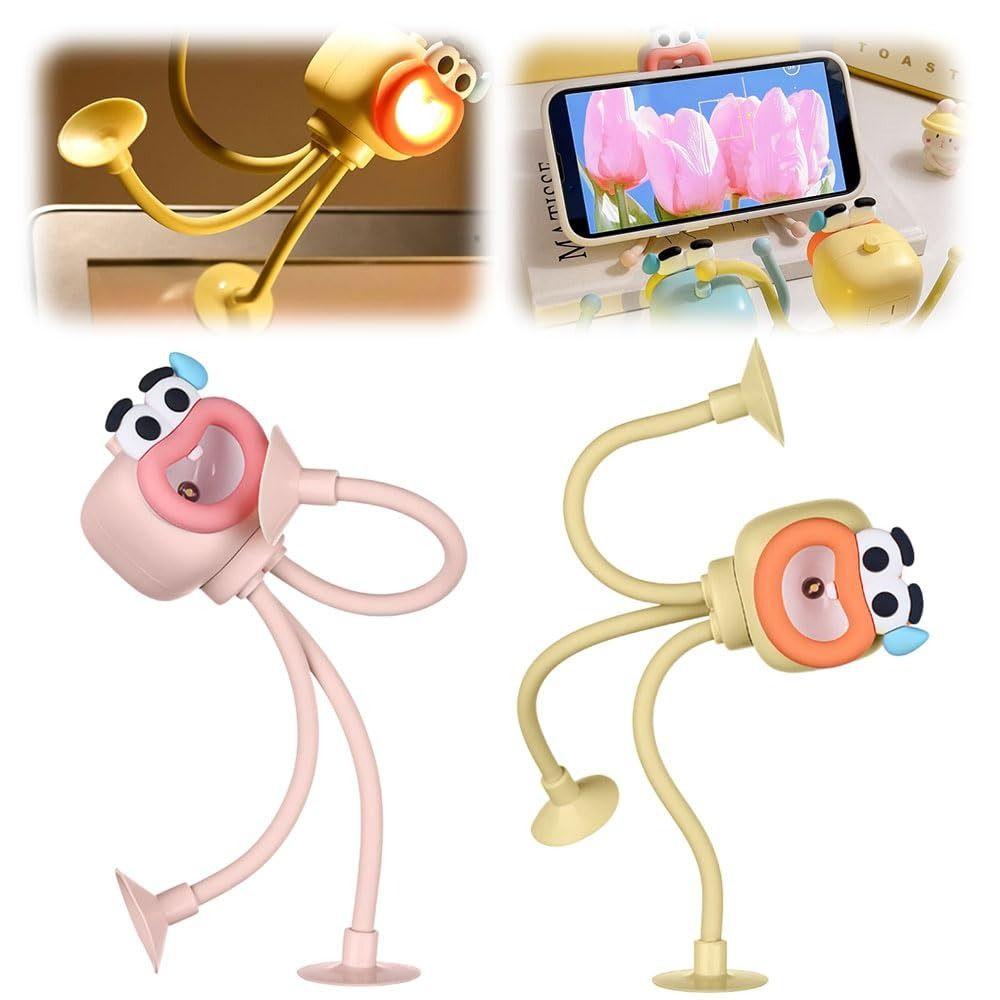 Verstellbares Tintenfischform Nachtlicht Cartoon Faltbare Tischlampe Mini Schreibtischdekorlampe Schlafzimmer