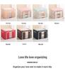 International Oxford Cloth Foldable Storage Box with Steel Frame - Ideal for Wardrobe, Toy Organizer, or Clothes Storage.