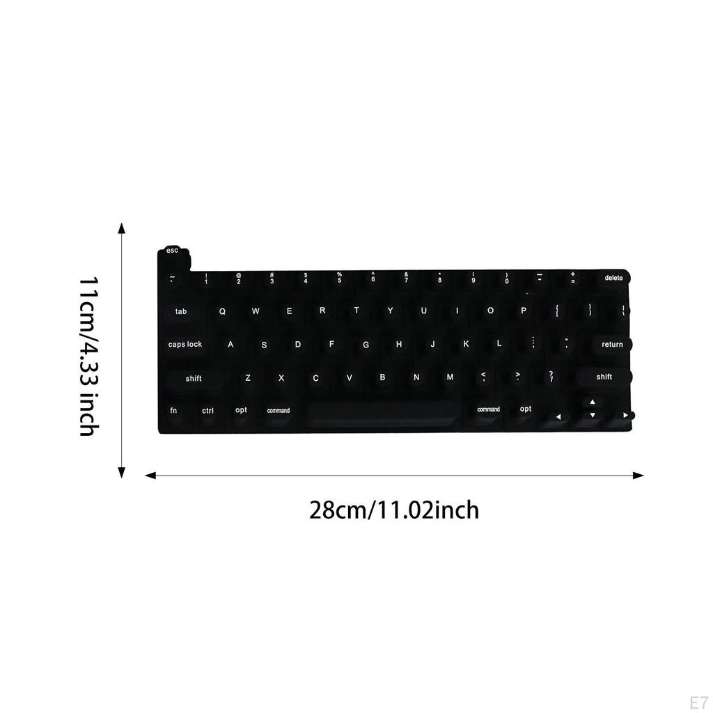 Anti-static Silicone Keyboard Cover Protector for Laptop, Comfortable And Practical Manicure