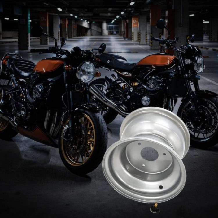 Heavy Duty 8 Inch Motorcycle Tires Front Rear Set Strong strength Iron Tires Wheel for Terrain Performances & Durability