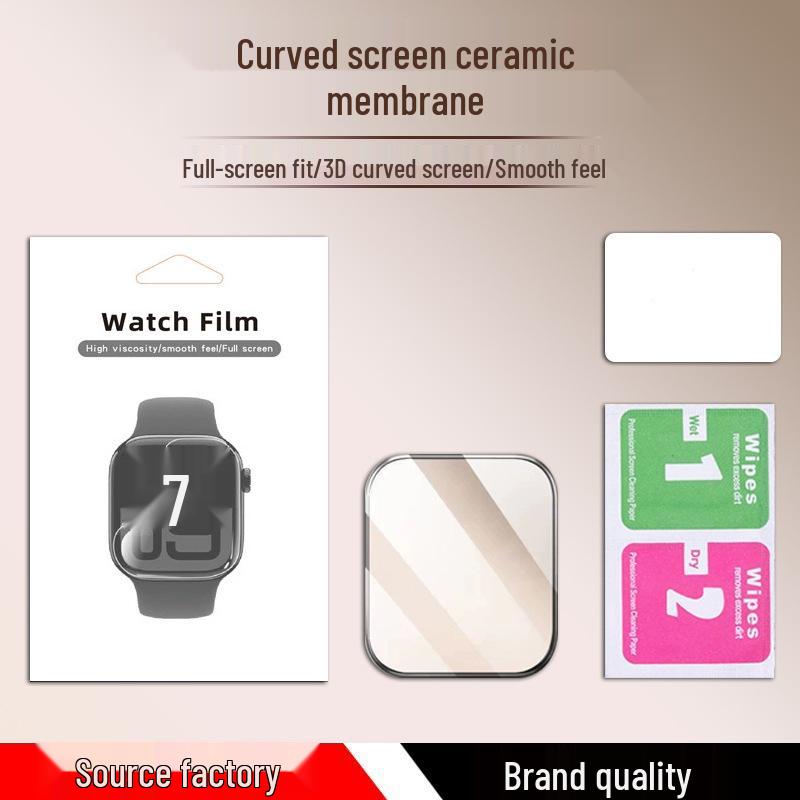 Apple Watch iWatch S10 Hydrogel Fullskjermbeskyttelsesfilm - Kompatibel med 49, 45, 44, 41, 40, 38 mm