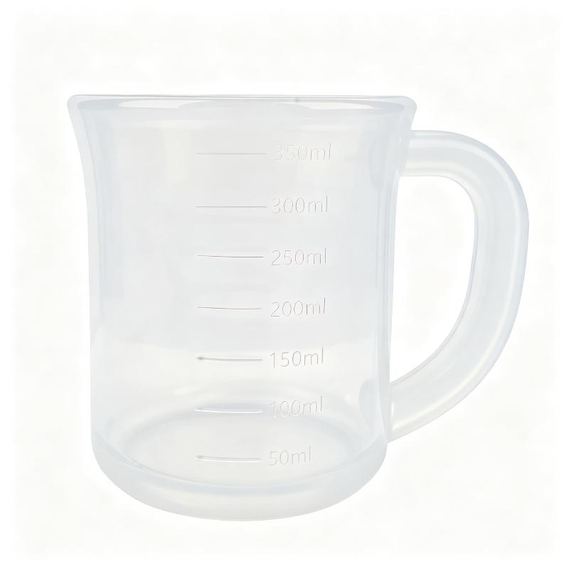 Silicone Graduated Cup, Silicone Water Cup And Measuring Cup, Anti-Drop Water Cup, Outdoor Water Cup, Visible Dual-Scale Liquid