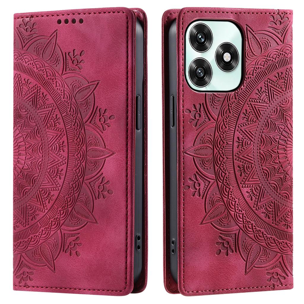Phone Case For Honor Play10A 4G / X5c Plus 4G / X5c 4G Magnetic Closing Leather Phone Cover Pattern Imprinted