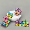 The Infinite Transformable Cube, A 3D Rotatable Cube with Striped Patterns, A Spatial Geometry-flipping Children's Toy, A Puzzle for Mental Training