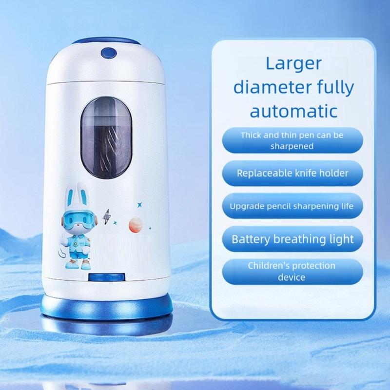 Rechargeable Electric Pencil Sharpener Quiet Operation Sizes