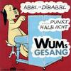 Disco de 7 polegadas WUMS GESANG Abbl Dibabbl Punkt Halb Acht 12999AT Ariola 1973 Alemanha Pop Usado