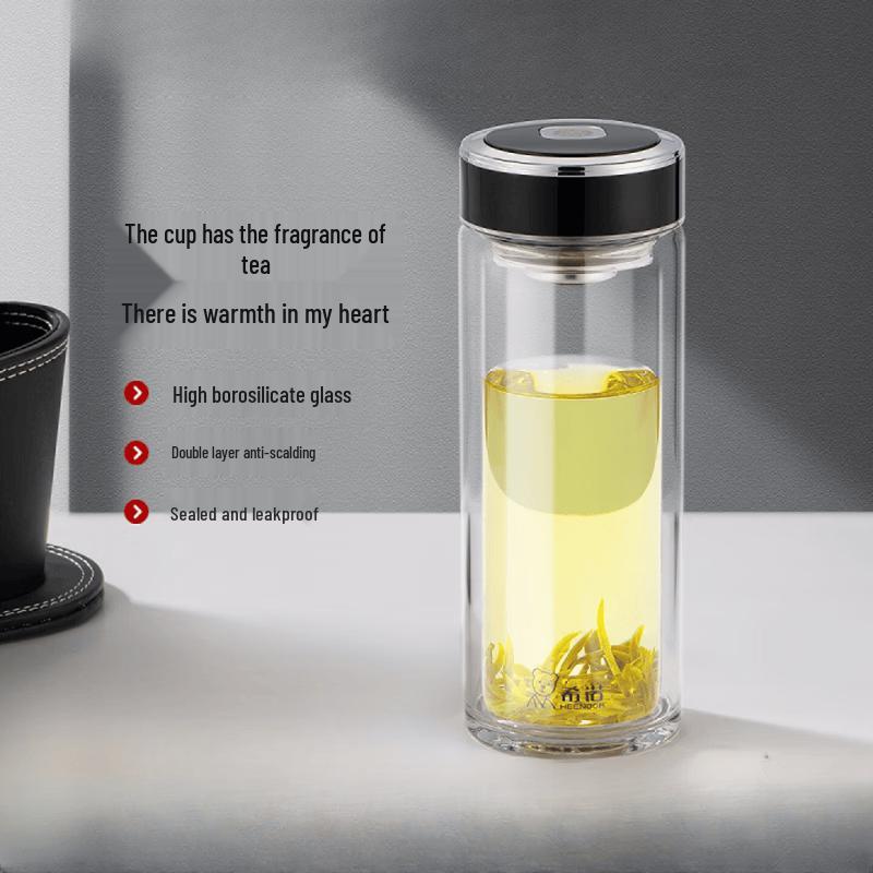 Heenoor Double-Layer Heat-Resistant Glass Cup