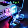 Car Interior Neon Decorative Lamp USB Car Mini LED Atmosphere Lights Emergency Lighting Universal PC Auto Portable Plug and Play