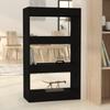 Day and Night - Day and Night Black Engineered Wood Shelf/divider 60x30x103 Cm