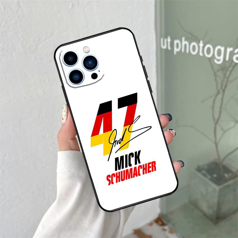 Schumacher Silicone Soft Case For iPhone 17 Air 11 14 15 16 Pro Max 12 13 Mini 16 Plus 16e Back Cover