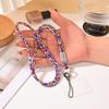 Fashion Crystal Rhinestone Phone Lanyard Bright Bling Bling Phone Wrist Rope Anti-lost Keychain Phone Accessories