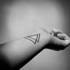 2Pcs/Set Geometric Temporary Tattoos Body Arm Leg Waterproof Flash Tattoo Stickers
