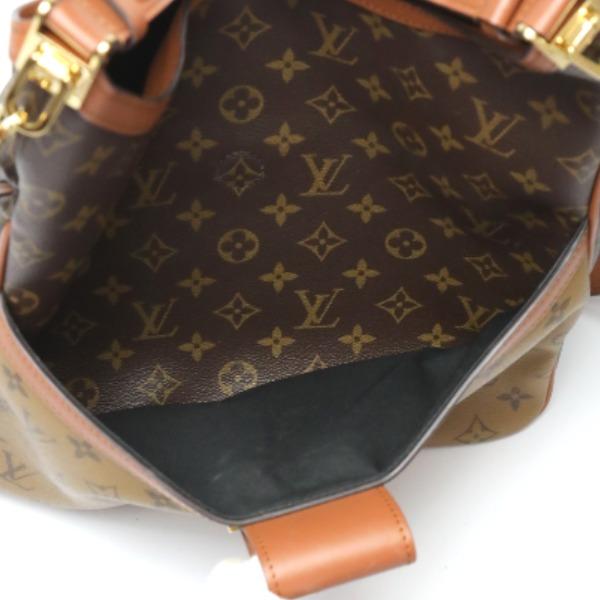 Louis Vuitton Monogram Reverse Hobo Dauphine MM Shoulder Bag Monogram M45195 Used