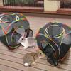 Portable Cats Tunnel Toy With Breathable Net Detachable Light weight For Indoor Outdoor Playing