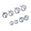 DRELD 10Pcs Diamond Crystal Upholstery Nails Buttons Tacks Studs Pins 14/16/18/22mm Sofa Wall Decoration Furniture Accessory