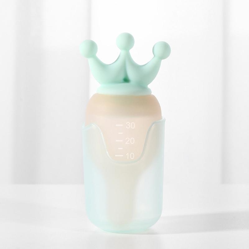 Alimentador Líquido para Bebés 30ML Silicona Utensilios de Alimentación para Entrenamiento para Niños Pequeños Fácil de Limpiar Previene Atoramiento y Sobredosis