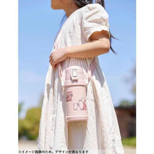 Reach Will Stainless Steel Kids' Thermos, 600ml, Penguin and Dolphin Design, RYI-KS60BL