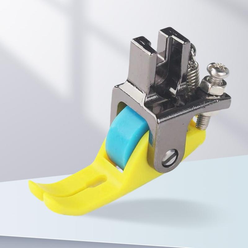 Industriële Vlakbed Naaimachine Universeel Rollerwiel Drukvlakvoet Dunne Dikke Leer Drukvlakvoeten Lockstitch Accessoires