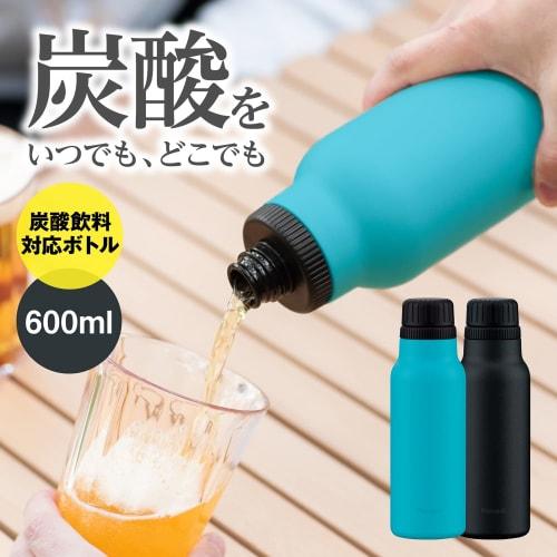 The-peacock Thermos Industry (The-peacock) Peacock Water Bottle, 600ml Capacity, Carbonated Drink Compatible, Cold Insulation, Vacuum Insulated, Direc