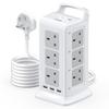 Multi Purpose USB Vertical Tower Shaped Socket High Power Multi Hole Socket Household Office Power Strip