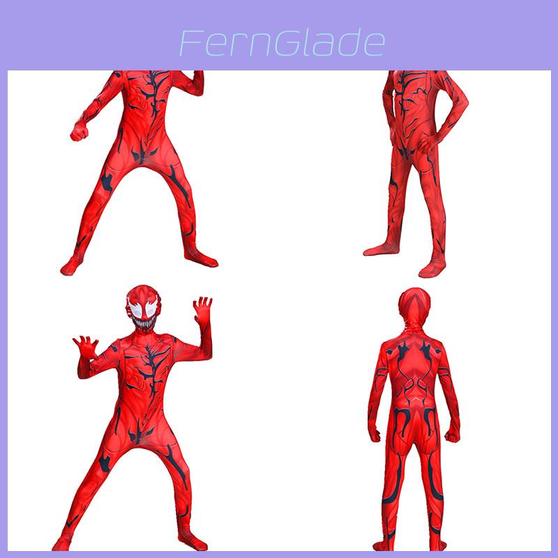 Venom Let There Be Carnage Jumpsuit Cletus Kasady Cosplay For Adult And Kids