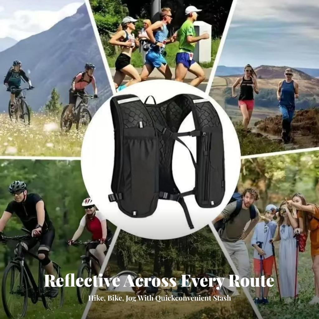 Running Backpack Slim Vest Ergonomic for Cycling, Hikers