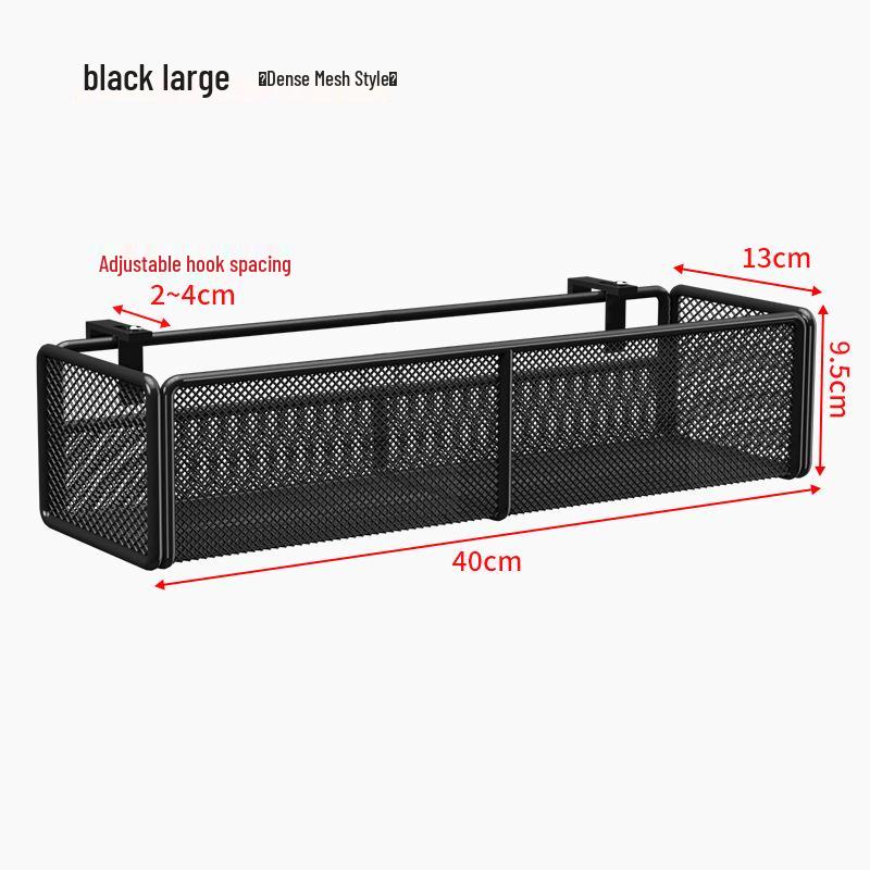 Adjustable Dormitory Bedside Hanging Storage Basket & Rack