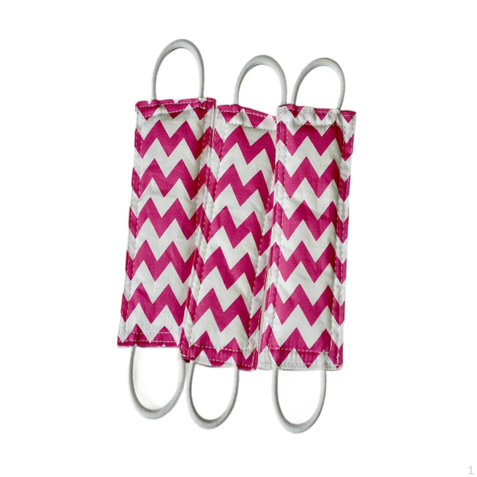 

Набор из 3 защелок для дверей Oxford с шумоподавлением Red White Stripes