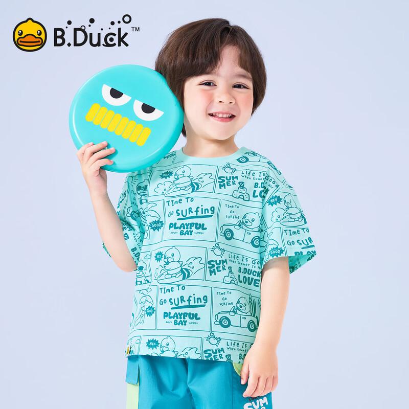 B.Duck Boy s Pure Cotton Short-Sleeve T-Shirt 120