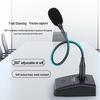 Gooseneck Condenser Microphone with XLR To 6.5mm Cable for Meetings & Recording