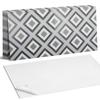 Package of Vinyl Tiles Easy Assembly Geometric Pattern of Rhombuses 6X60X30 Cm