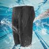 2024 Men's Sharkskin Swim Trunks with Cap - Five-Point Design