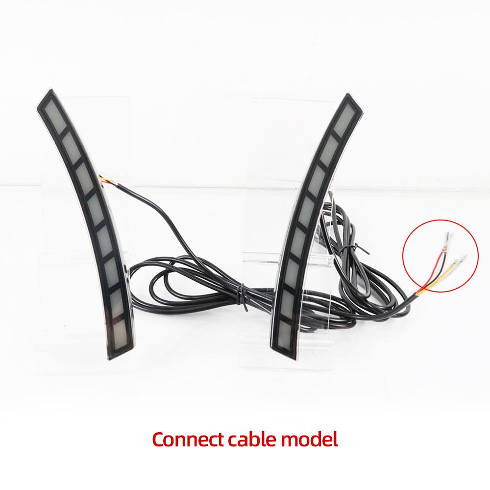 2PCS LED Side Maker Light For Honda CRV CR-V 2024 DRL Wheel Arch Turn Signal Lamp Daytime Running Light Car Accessories