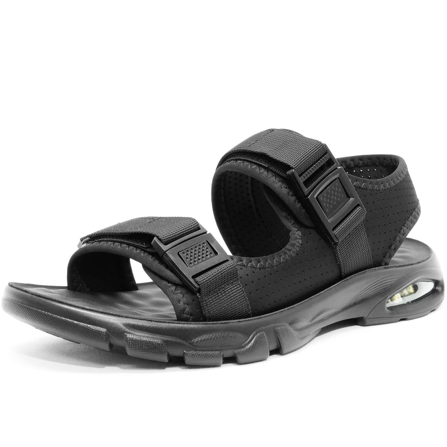 

Сандалии для мужчин и женщин с сильнейшей амортизацией и воздушной спортивной [Radweather] амортизацией. босоножки. чёрный