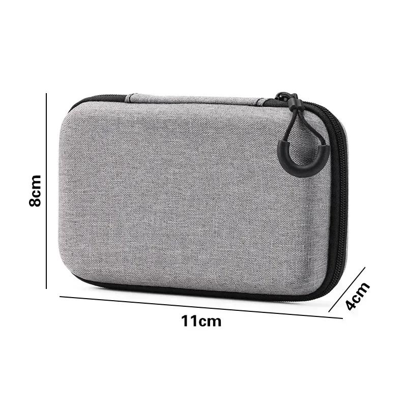 EVA Hard Drive Case Headphone Cable Organizer Power Bank Storage Box Digital Accessories Carrying Pouch for Electronic Devices