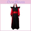 Robe Cosplay Jafar Luxuosa Capa Chapéu Roupa de Mágico Para Eventos de Halloween