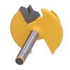 45 Degree Router Bit 45 Degree Lock Miter Bit for Woodworking YG6 Alloy and Carbon Steel with 6mm Shank and 38.1mm Cutting Hd