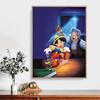 5D Diy Diamond Painting Pinocchio and His Grandfather Full Drill Rhinestones Mosaic Embroidery Handmade Products Home Decor Gift